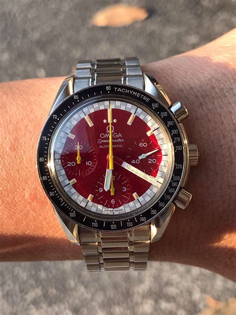 omega speedmaster michael schumacher limited edition price|schumacher omega speedmaster original.